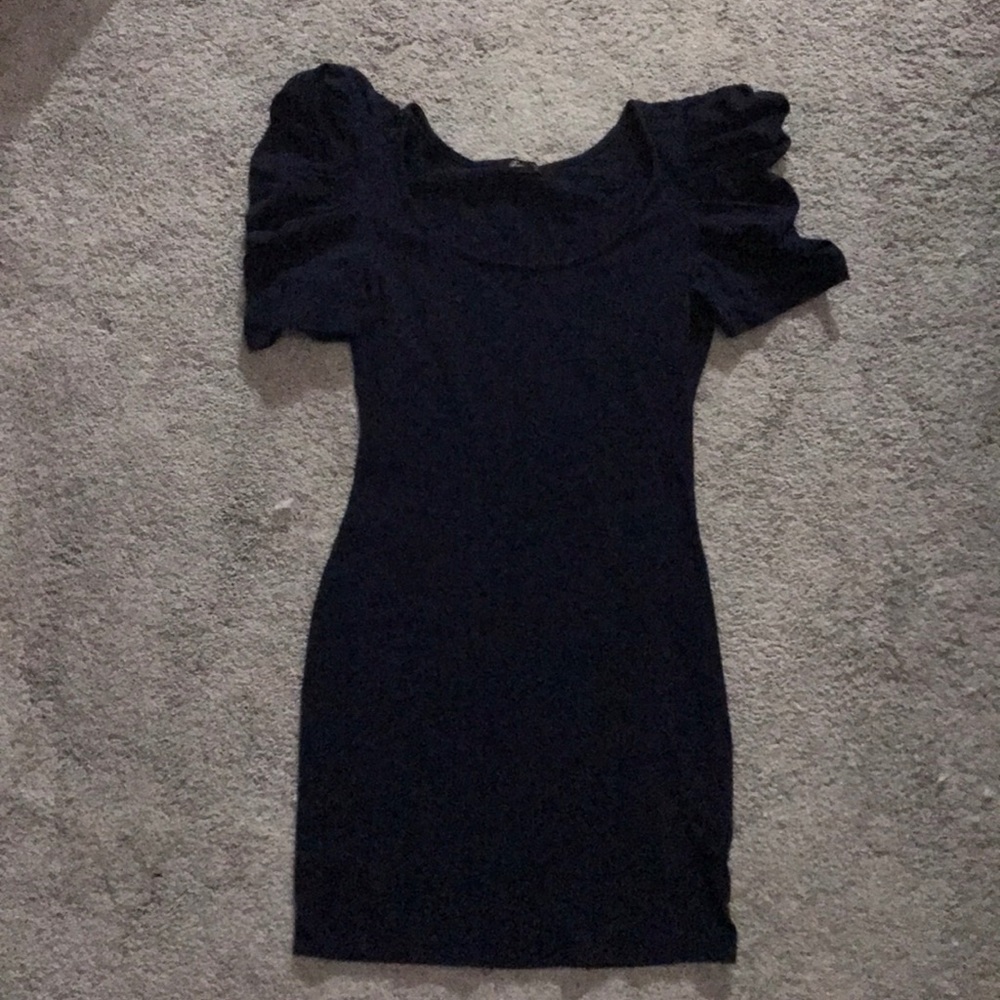 Navy bodycon dress